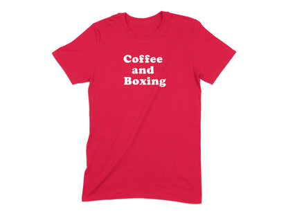 Coffee and Boxing Graphic Tee Shirt product type