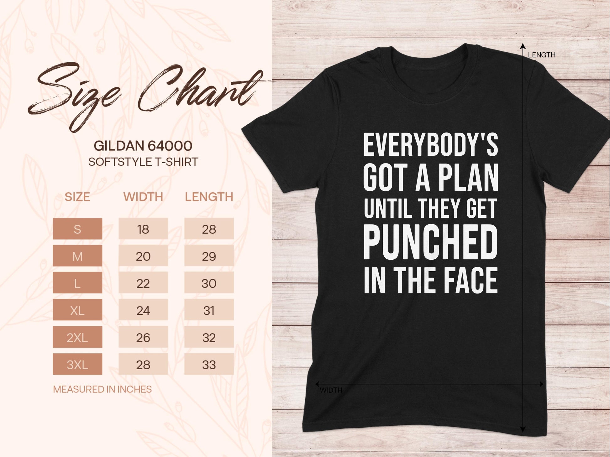 Everybody's Got A Plan Punched In The Face product type