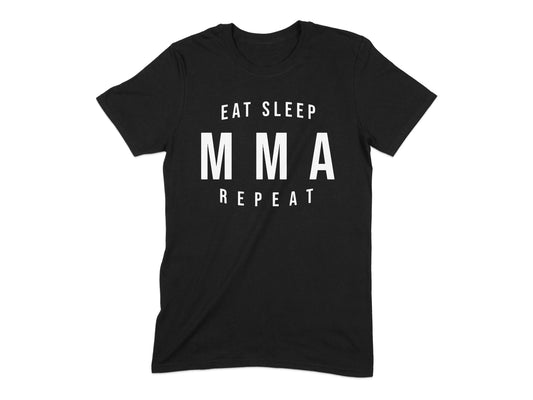 Eat Sleep MMA Repeat Graphic T-Shirt product